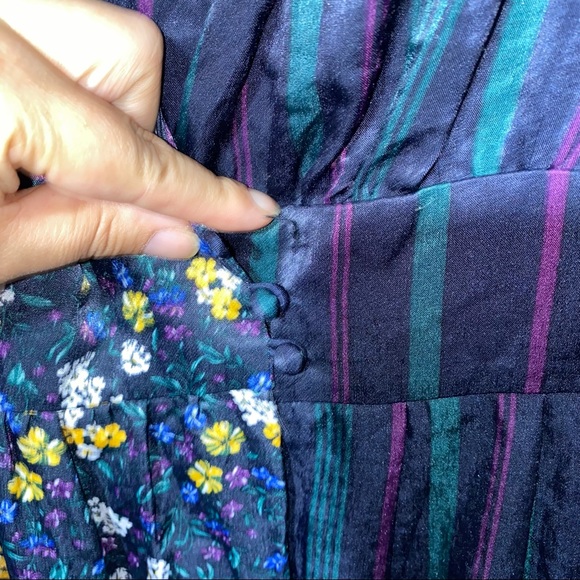 Halogen Two Print Long Sleeve Wrap Dress Size 8 - Picture 3 of 8